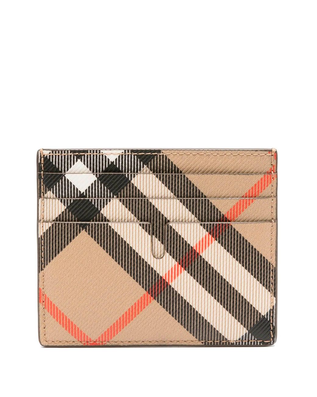 Burberry Natural Check Card Holder for men