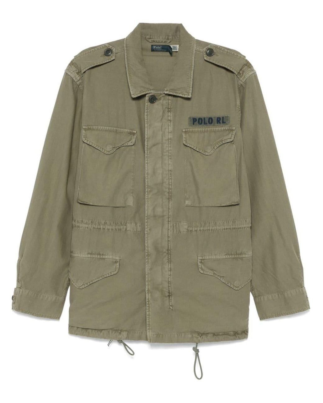 Ralph Lauren Green Logo-Patch Jacket