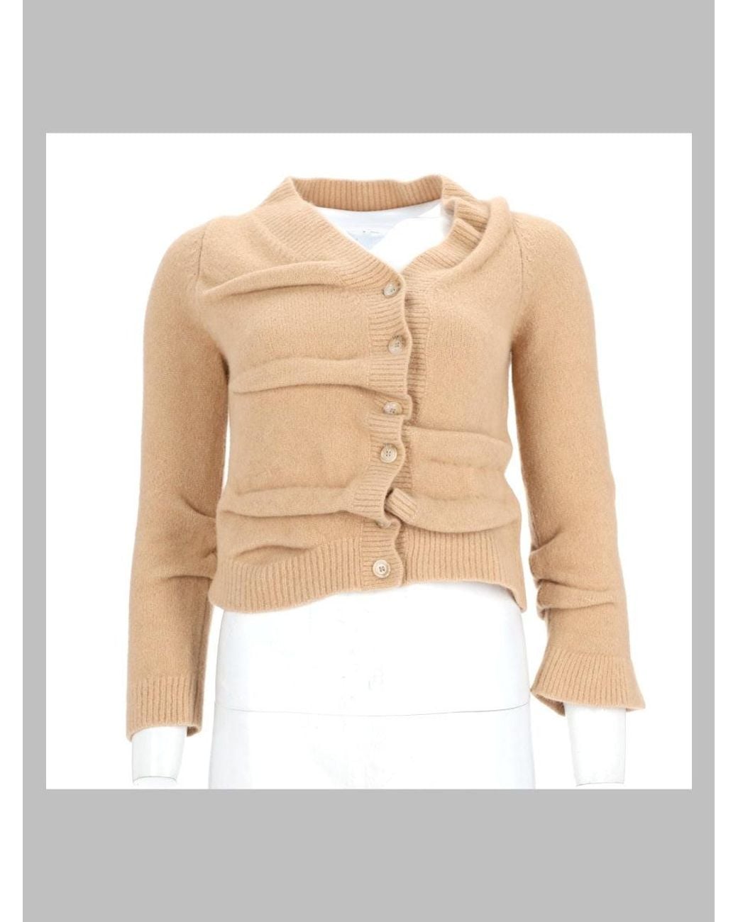 DIESEL Angora Wool Blend Mini Top in White | Lyst