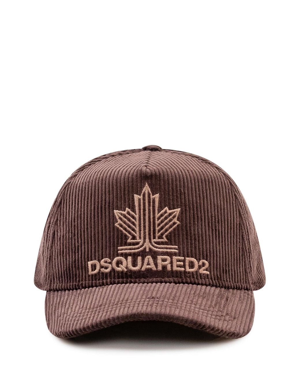 DSquared² Brown Velvet Baseball Cap