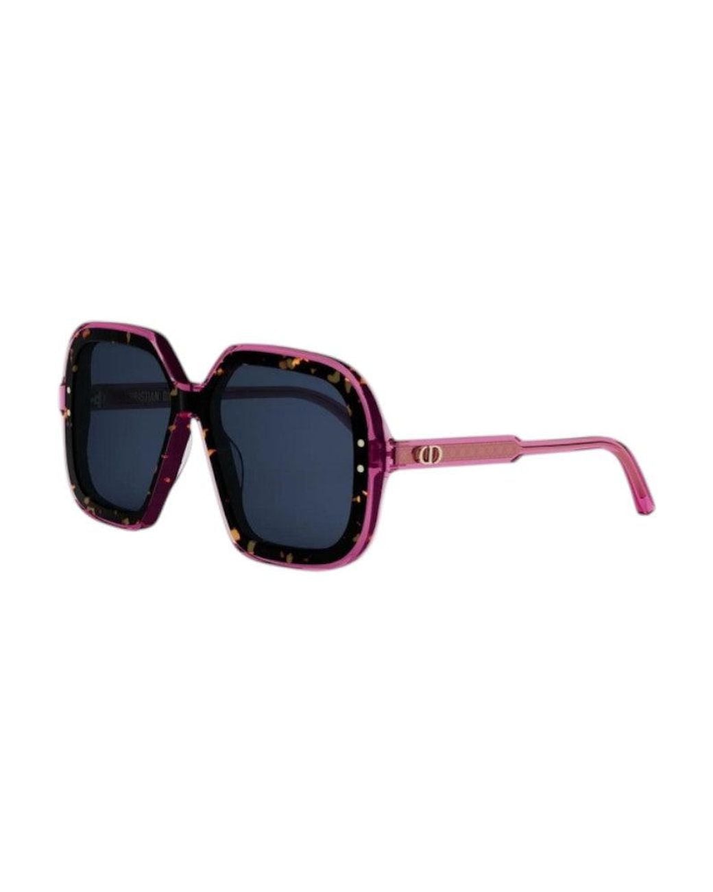 Dior Blue Highlight Shiny Mini Sunglasses