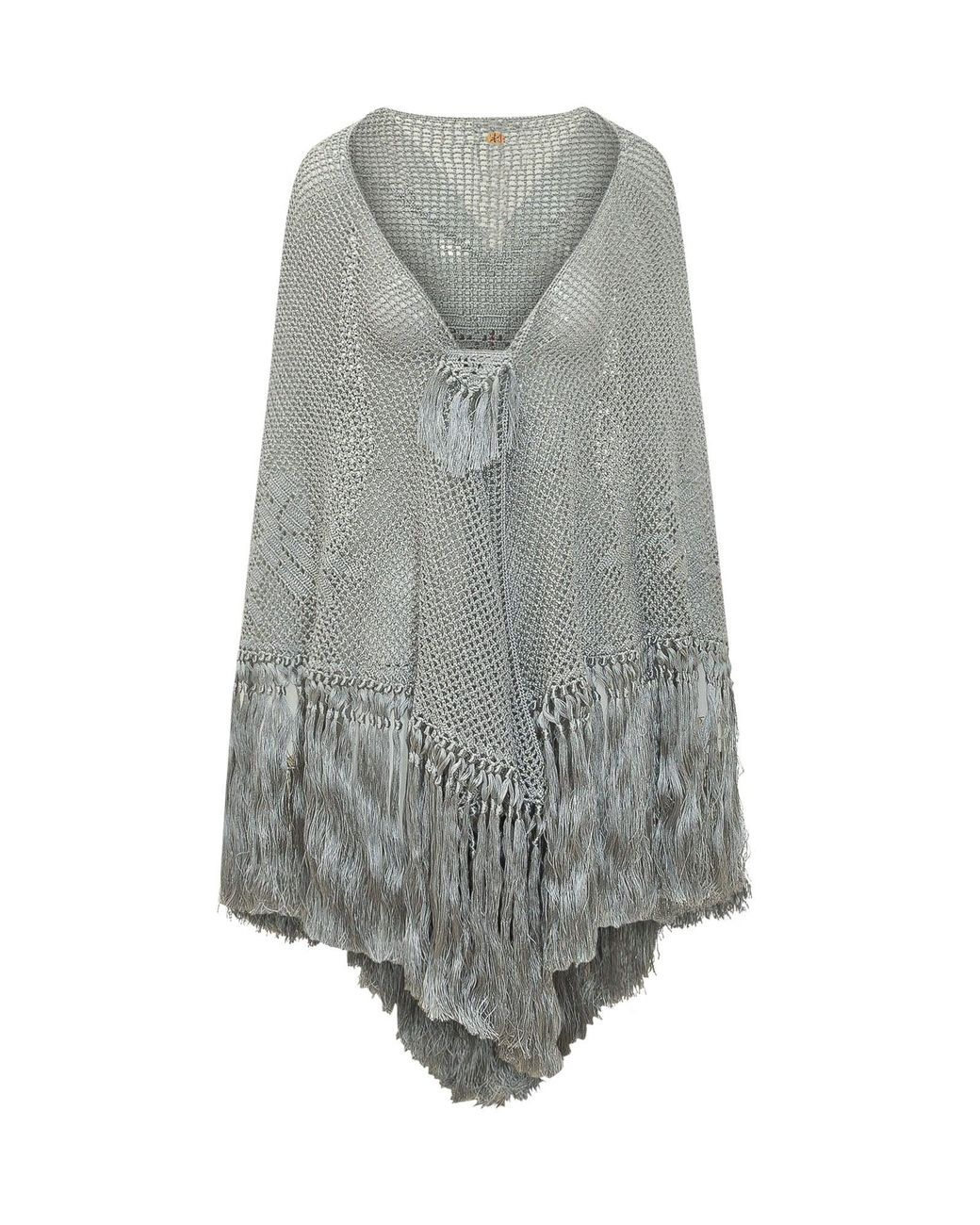 Chiara Is Gray Shawl Wrap Mantella