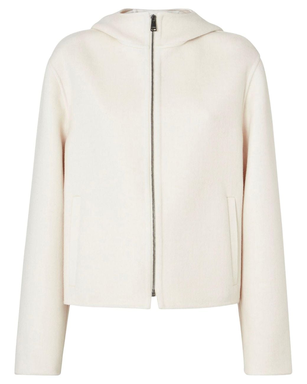Fendi White Mini Hooded Blouson