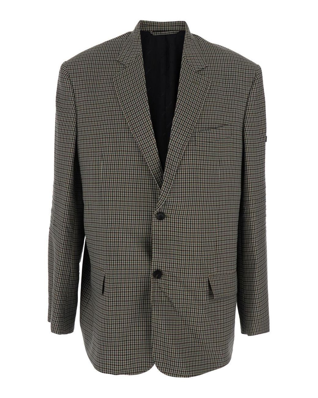 Balenciaga Gray Jacket, Lyocell Blazers for men