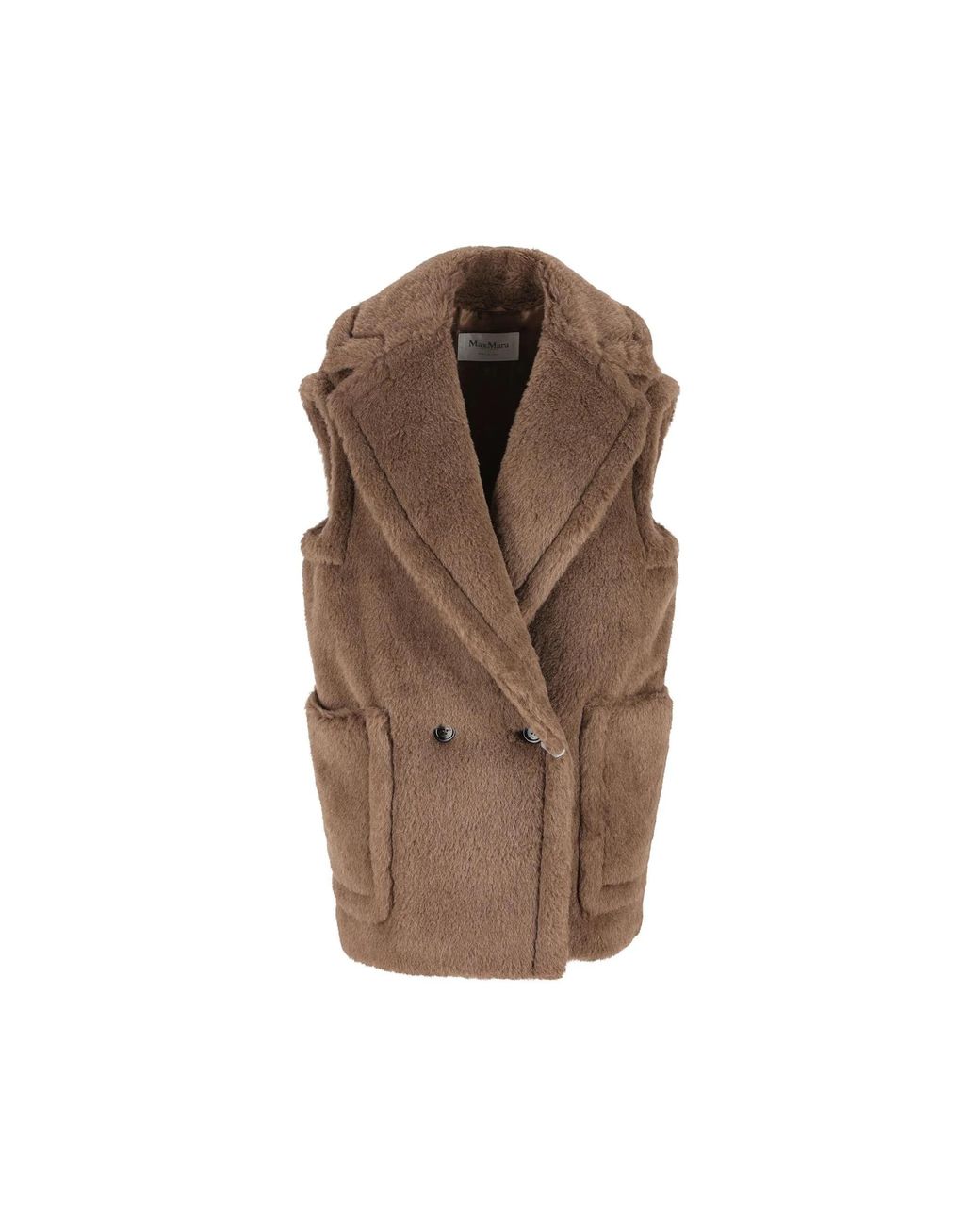 Max Mara Brown Teddy Vest