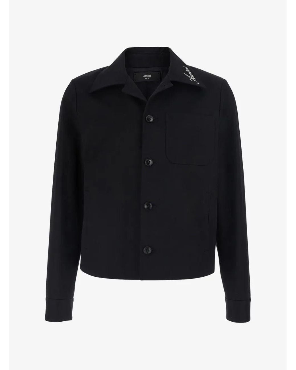 Amiri Black Script Cotton Blouson for men