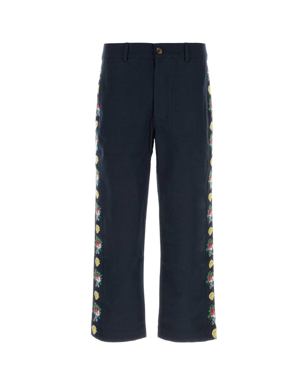 BAZISZT Blue Pine Pants for men