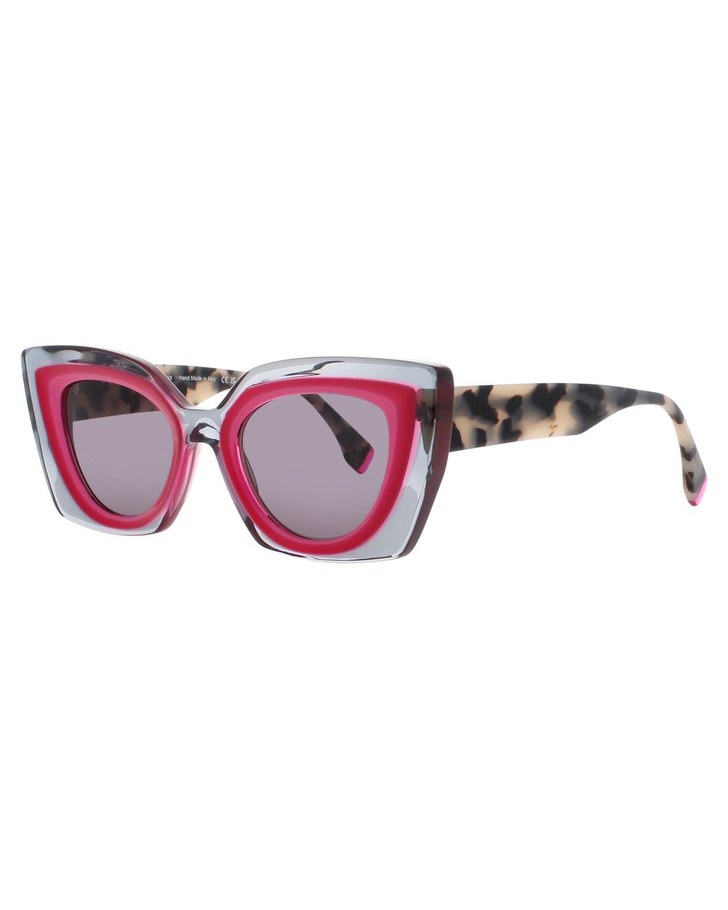 Face A Face Black Cat-Eye Acetate Sunglasses