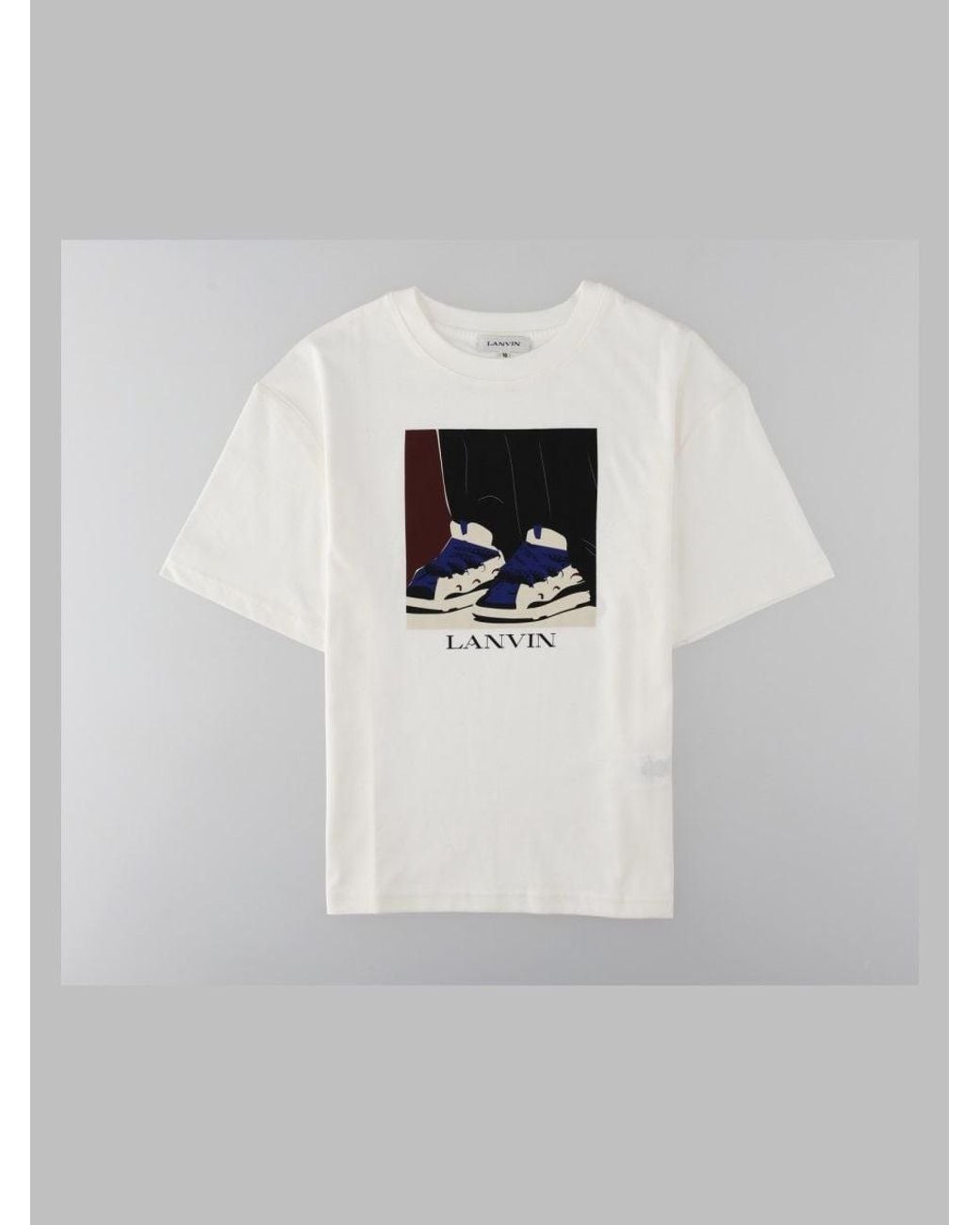 Lanvin White Mini Cotton T-Shirt