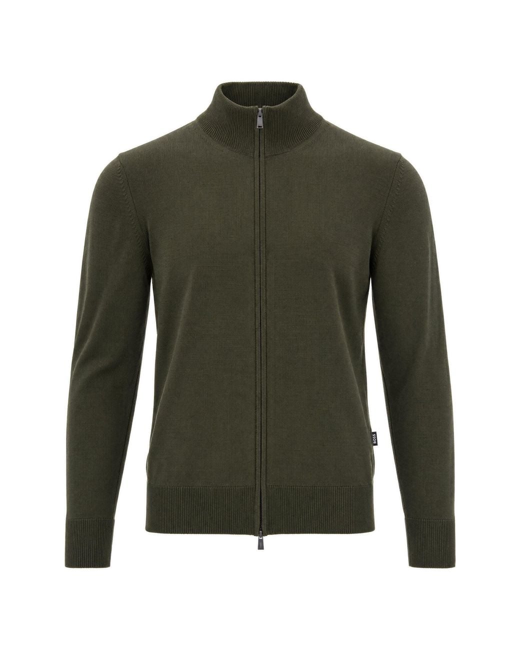 Boss Green Wool Sweater For for men