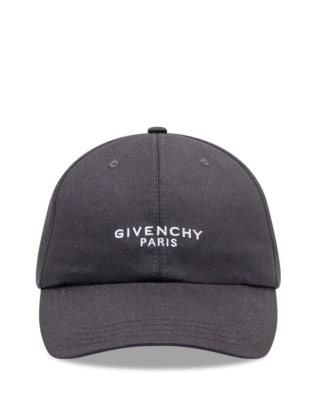 Givenchy Gray Embroidered Logo Cap for men