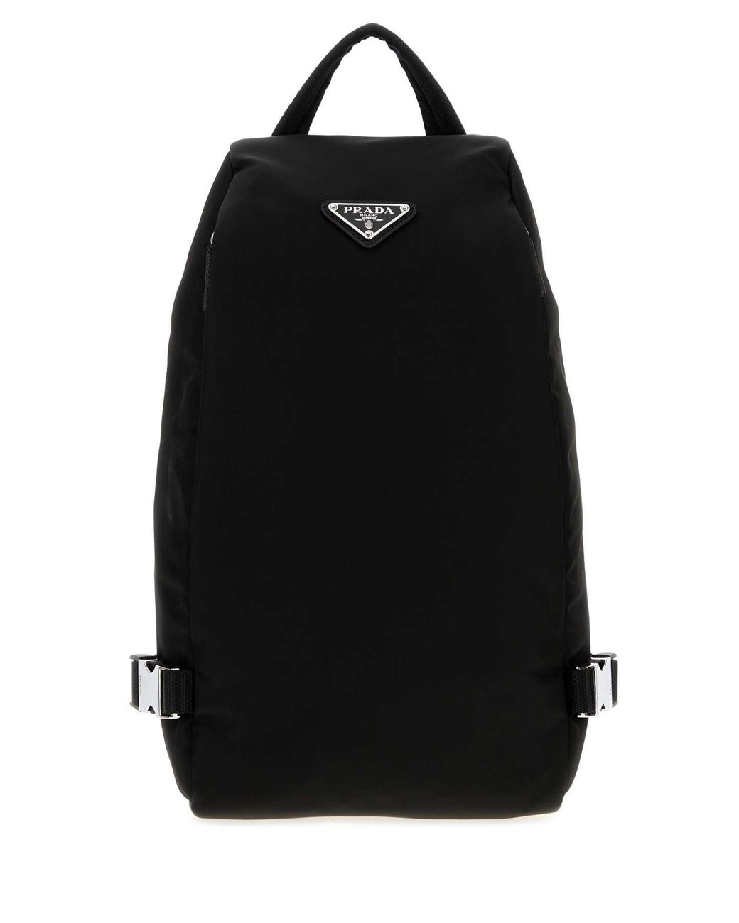 Prada Black Soft Fabric Mini Handbag for men