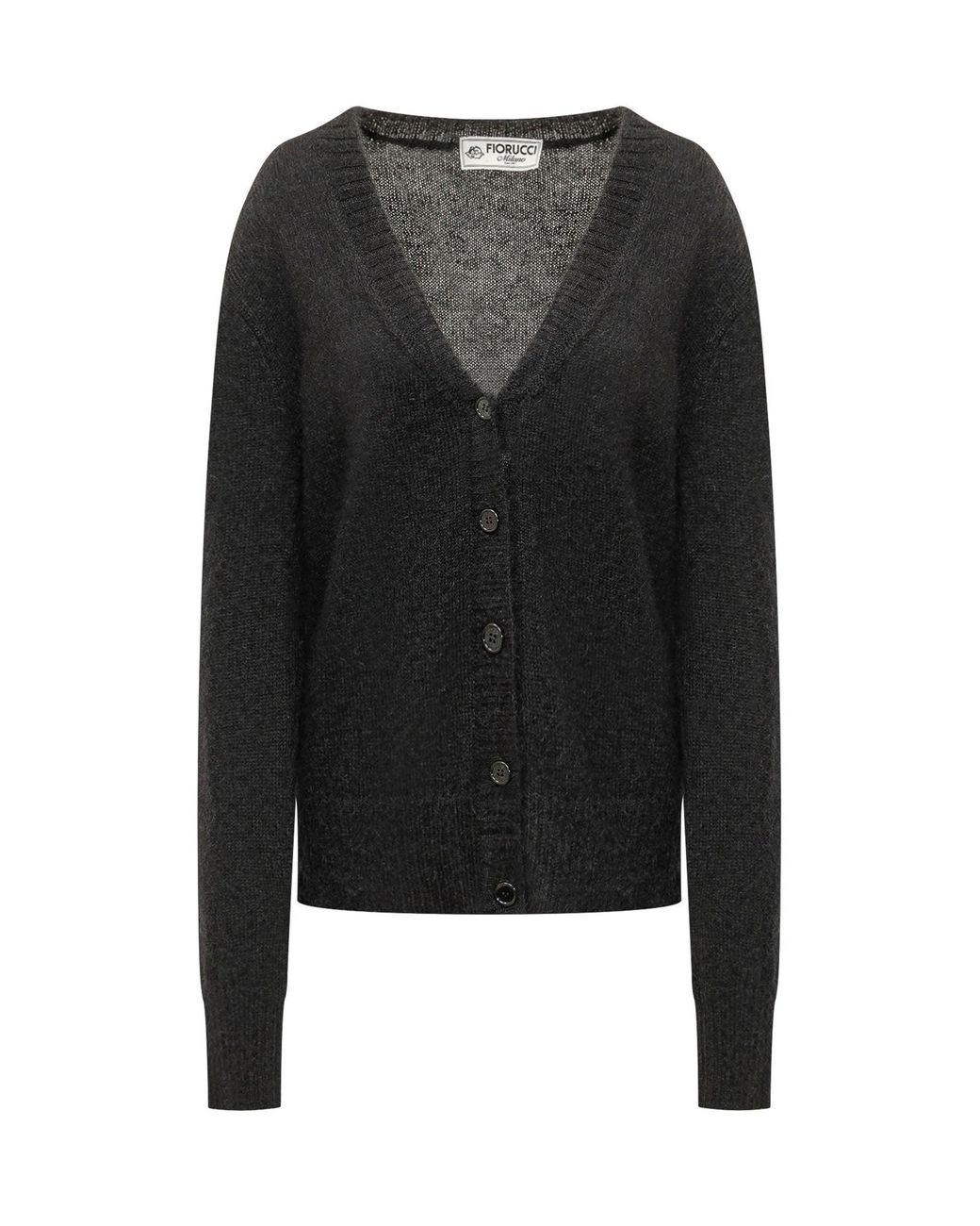Fiorucci Black Lip Button Cardigan