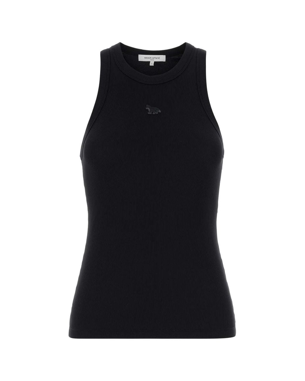 Maison Kitsuné Black Lyocell-Cotton Stretch Monoensemble