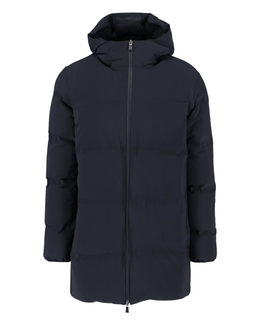 Herno Blue Down-Padded Polyamide Stretch Jacket for men
