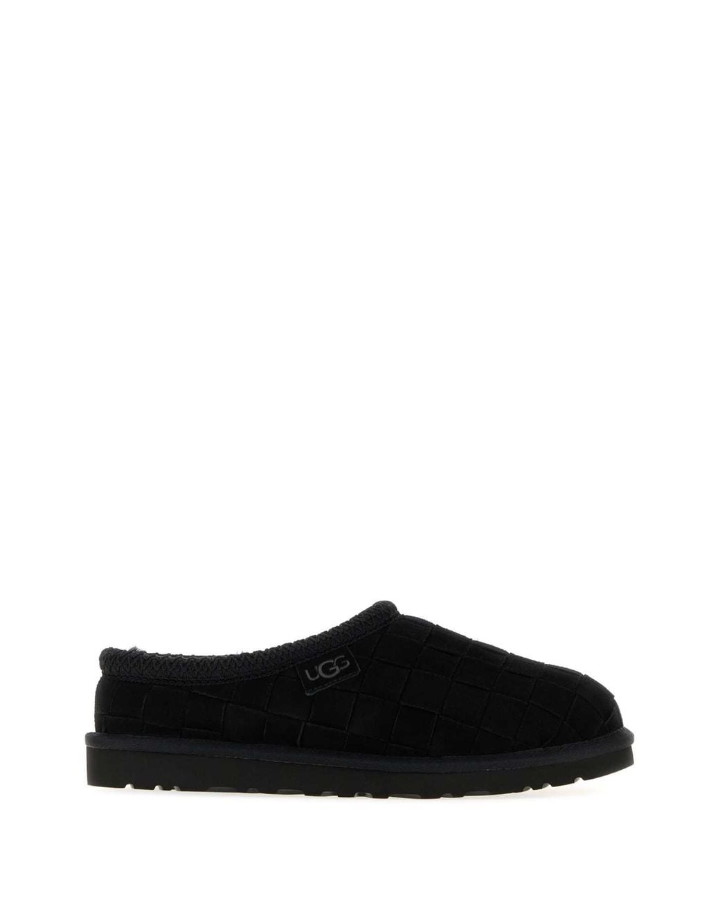 Ugg Black Tasman Woven Mini Slippers For for men