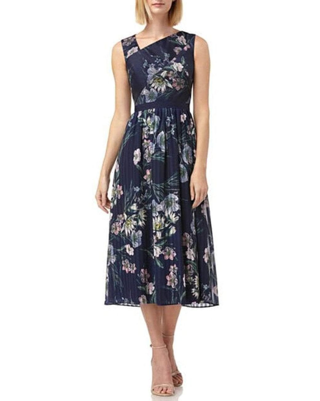 kay unger navy gown