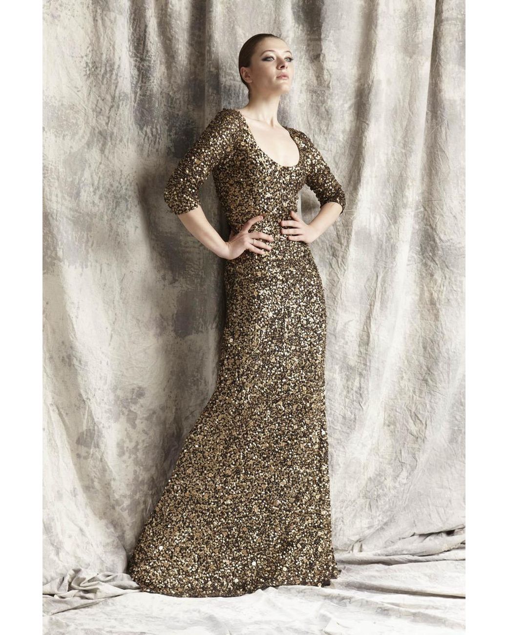 theia sequin gown