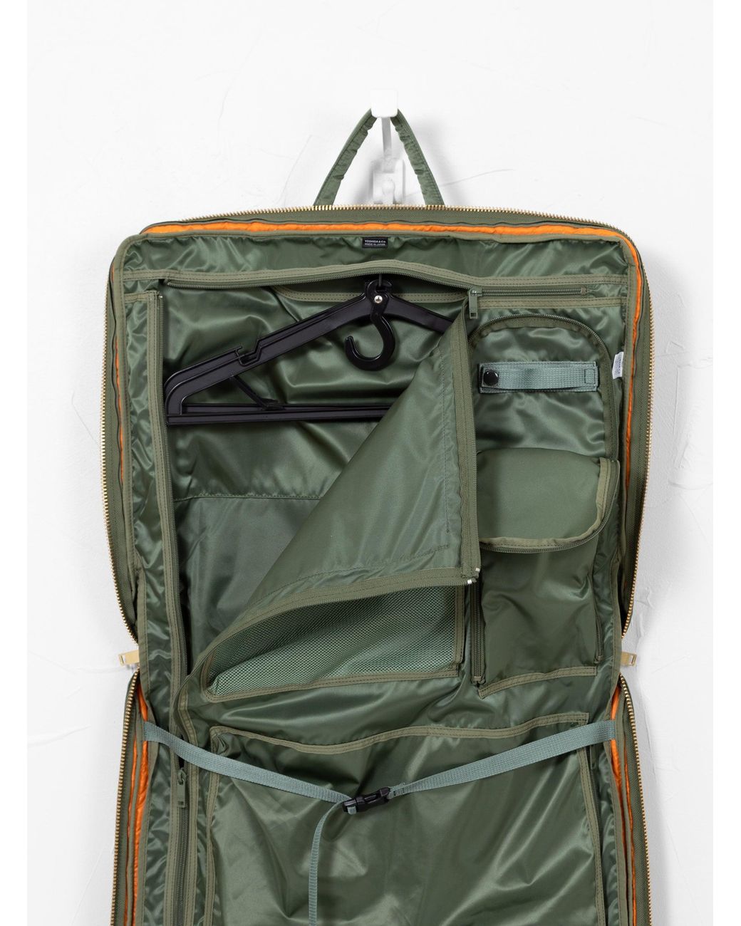 Porter-Yoshida and Co Tanker 2-way Garment Bag Sage Green for Men