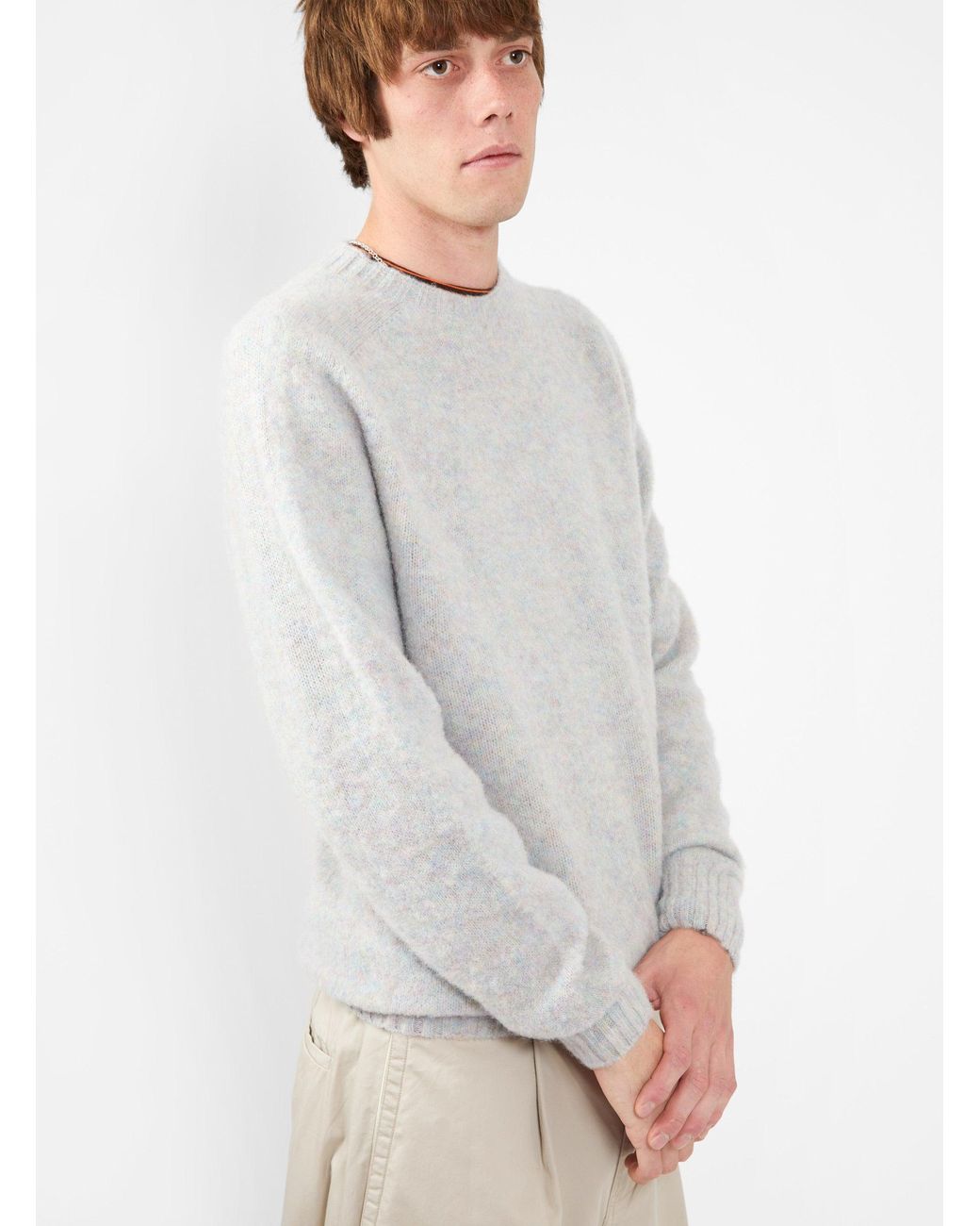 Howlin' Birth Of The Cool Sweater Galaxy Grey in White for Men | Lyst
