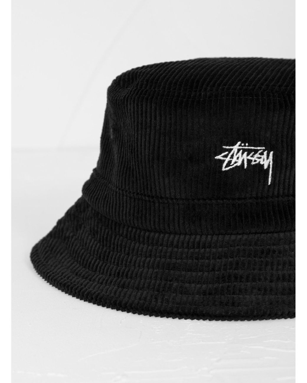 Stussy Corduroy Bucket Hat Black for Men   Lyst