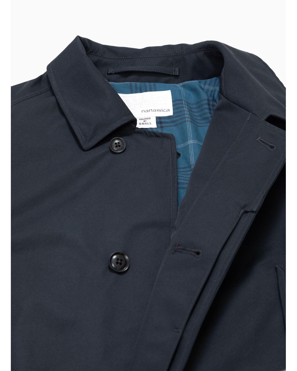 Nanamica Gore-tex Short Soutien Collar Coat Navy in Blue for Men