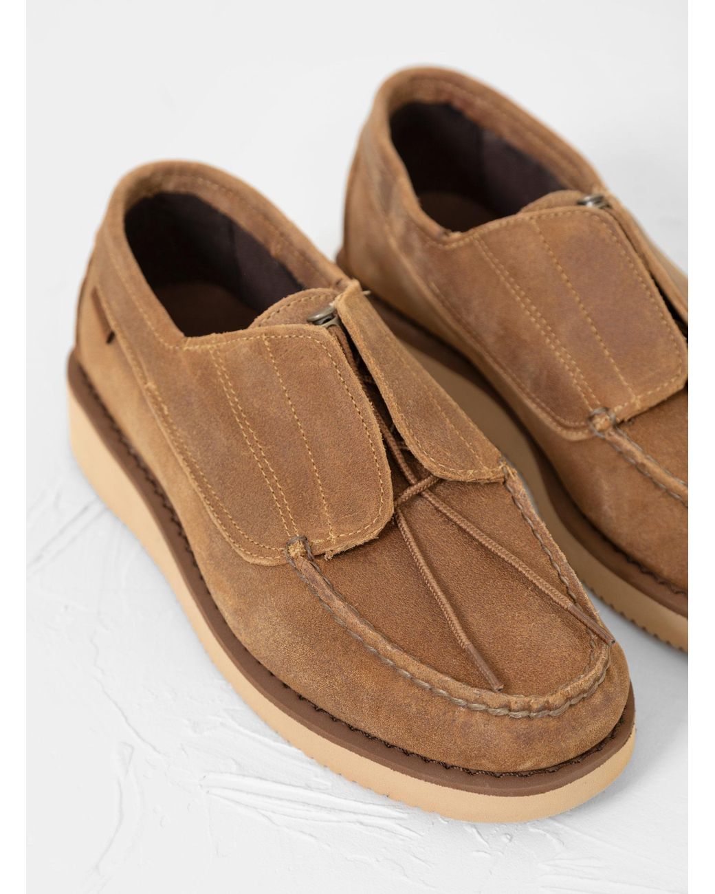 Sebago X Engineered Garments Coverdeck Shoes Sand for Men | Lyst