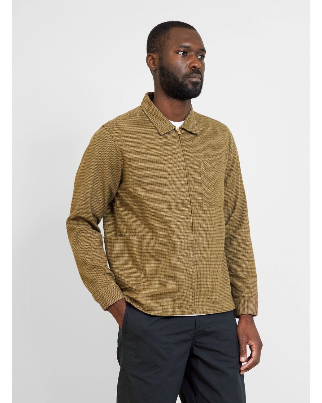 Garbstore Lazy Shirt Brown & Green for Men | Lyst