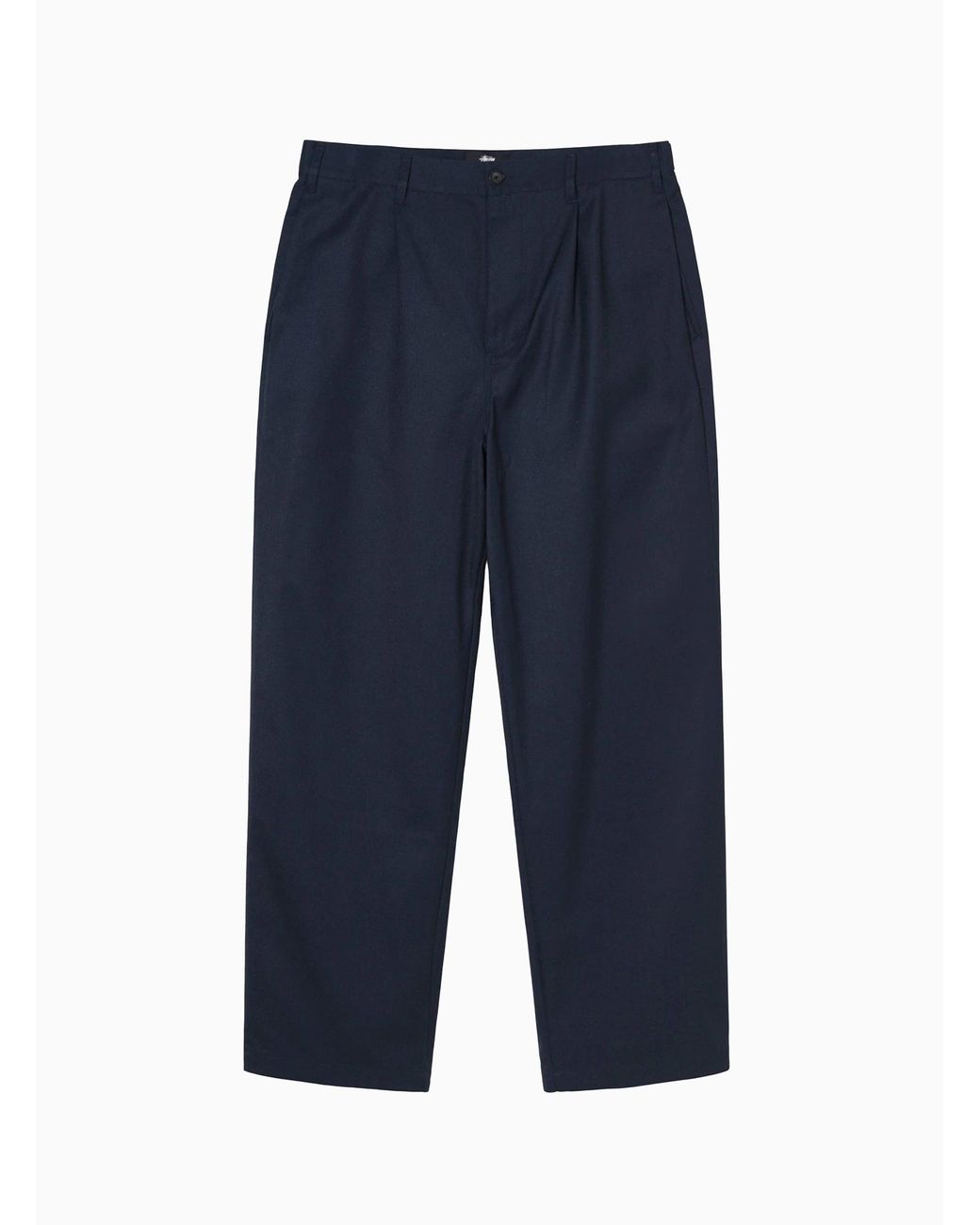 Stussy Volume Pleated Trouser Navy in Blue for Men | Lyst