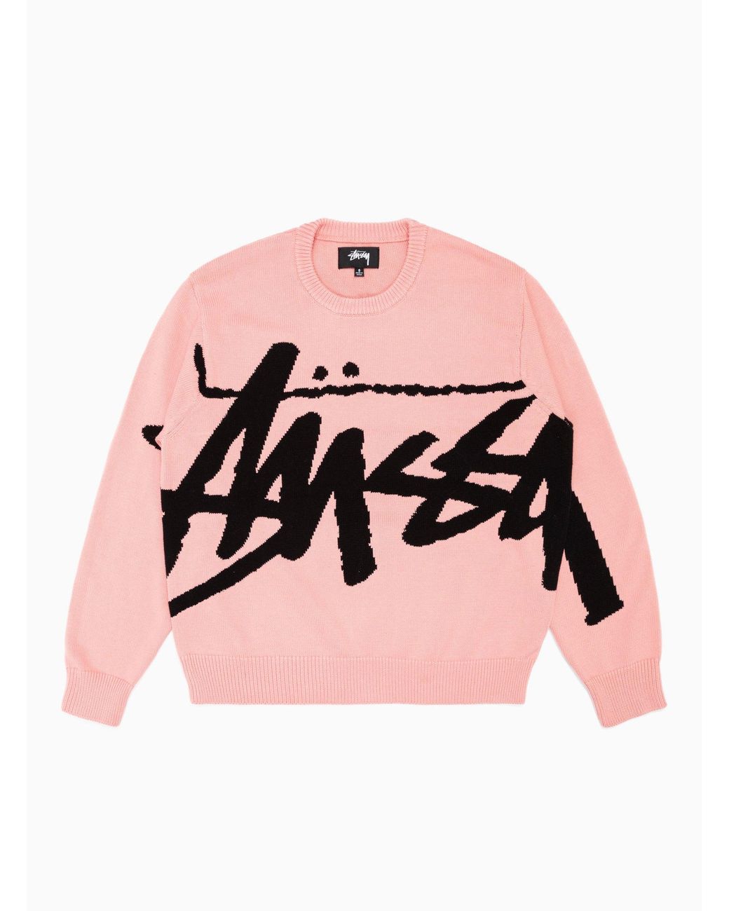Stussy Stock Sweater Pink for Men | Lyst Canada