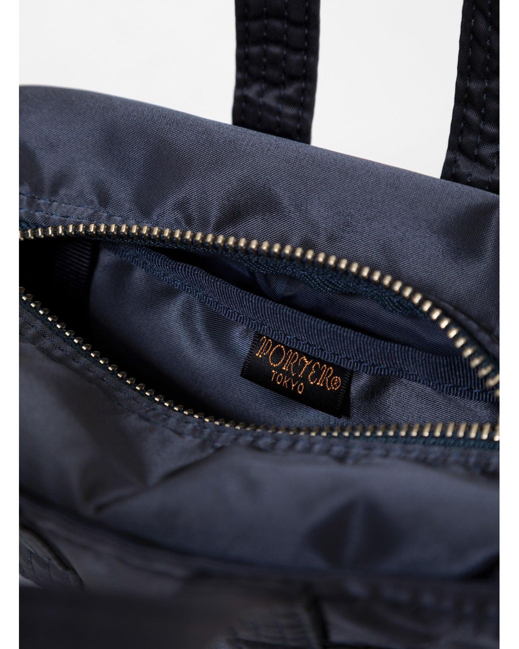 Porter-Yoshida and Co Howl 2-way Boston Bag Mini Navy in Blue