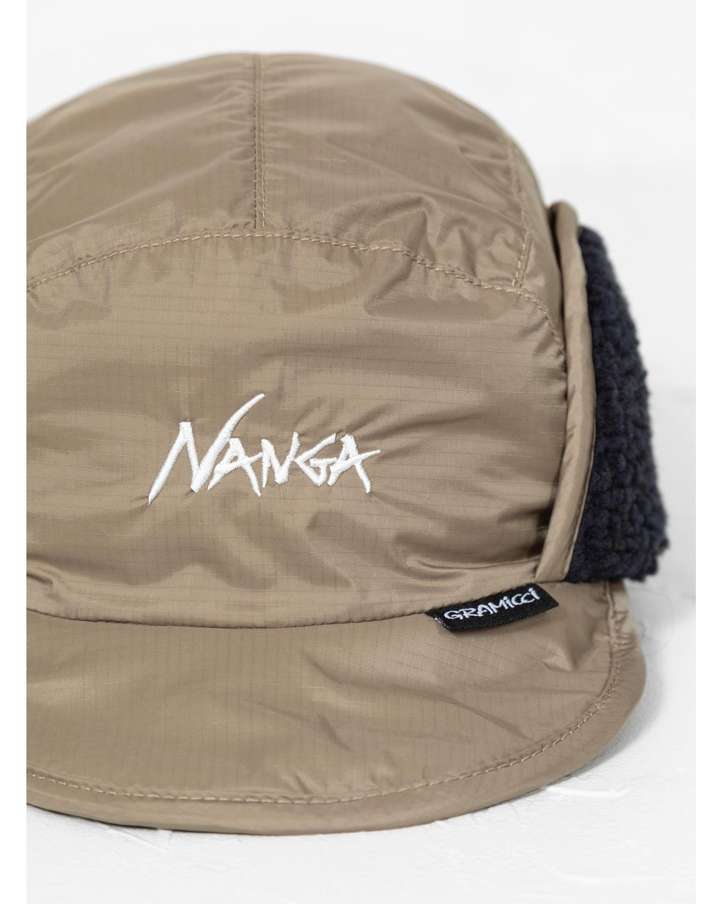 新型コロナ NANGA Clef CORDY DOWN BOA CAP 23AW BEG - 帽子