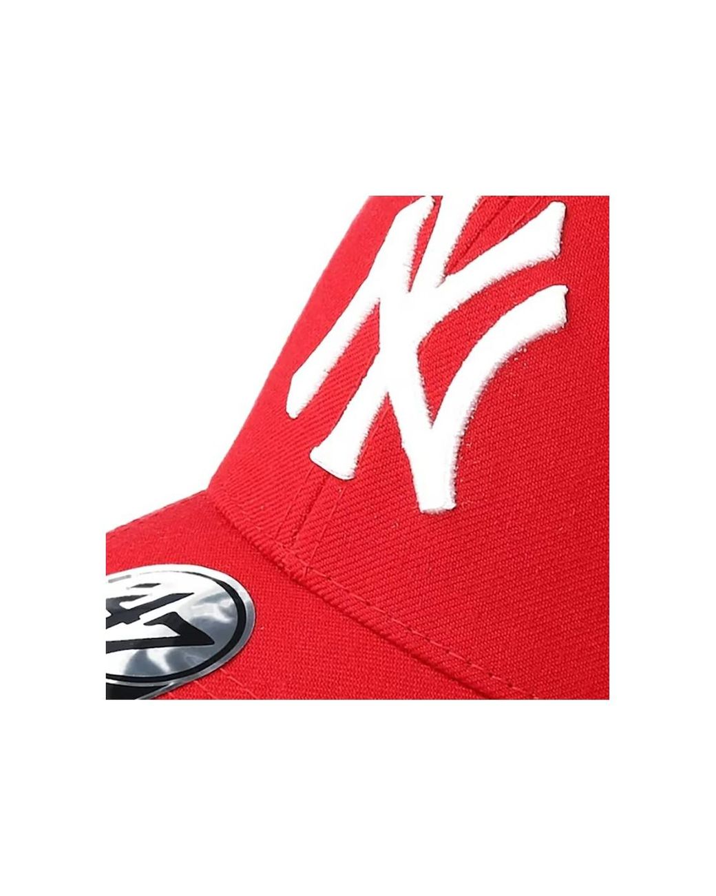 47 Brand Baseball Hat With New York Yankees Logo in Red for Men | Lyst