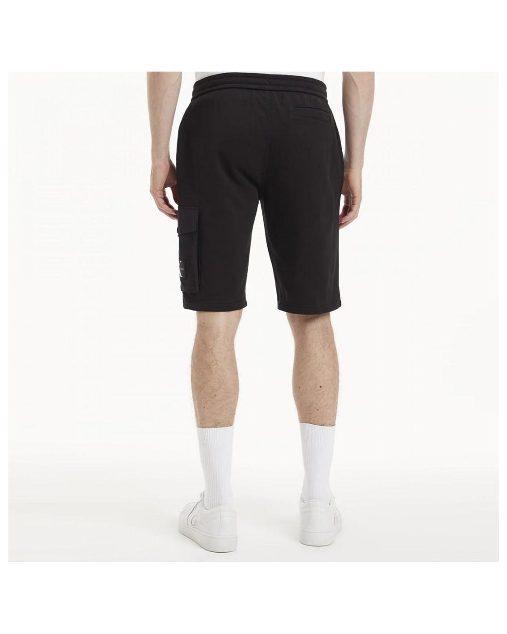 Calvin Klein Cargo Shorts With Logo in Black for Men | Lyst