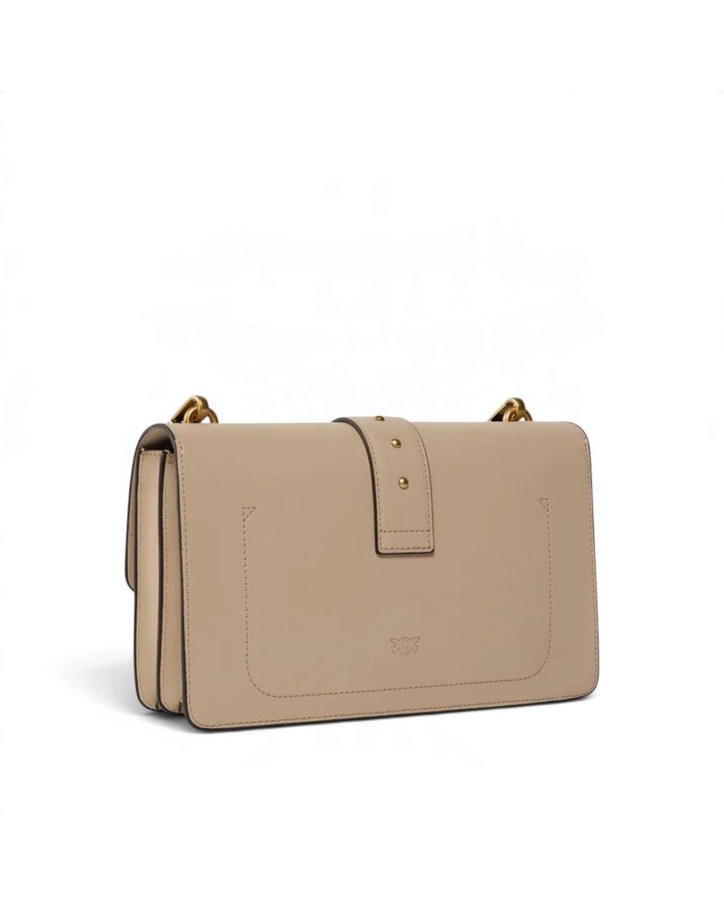 Pinko Natural Umhängetasche Mit Borchie