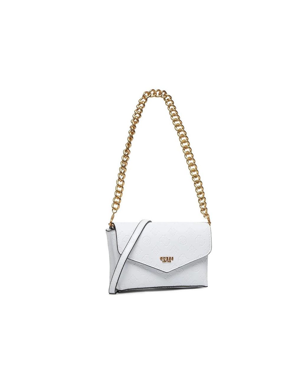 white guess crossbody bag