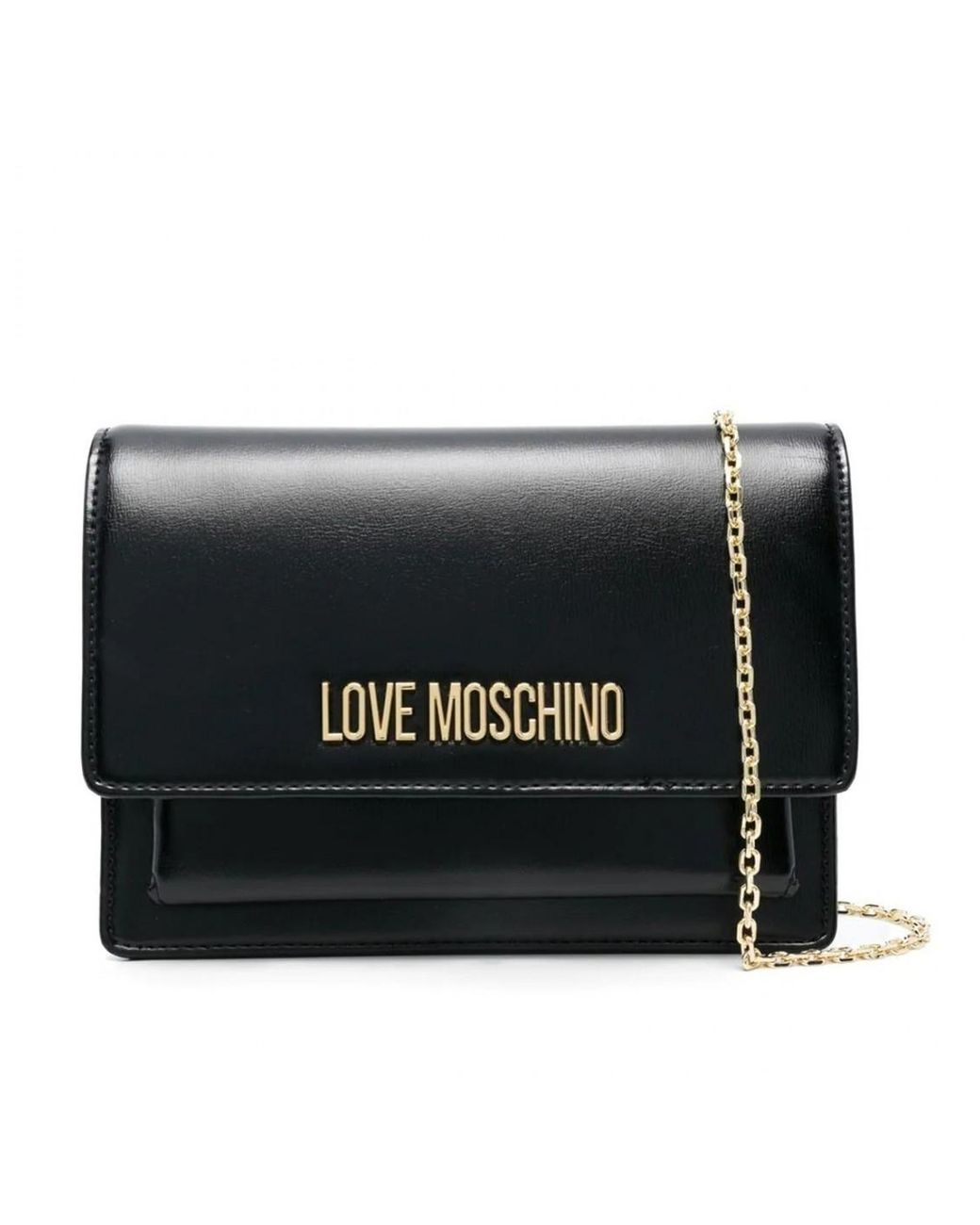 Love Moschino Crossbody Bag With Logo in Black | Lyst