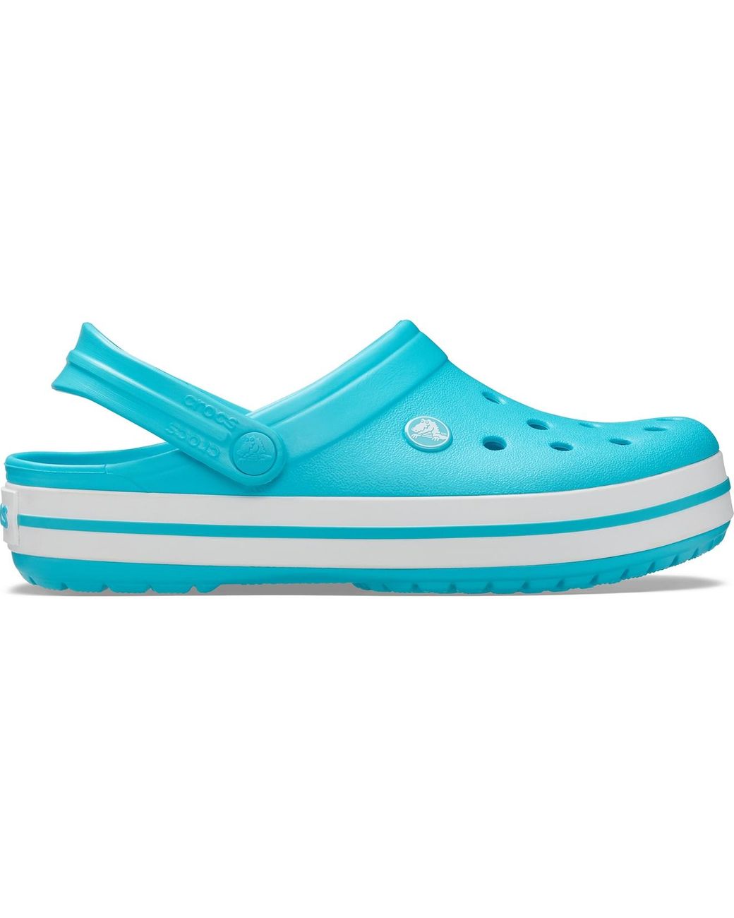 crocs aqua blue
