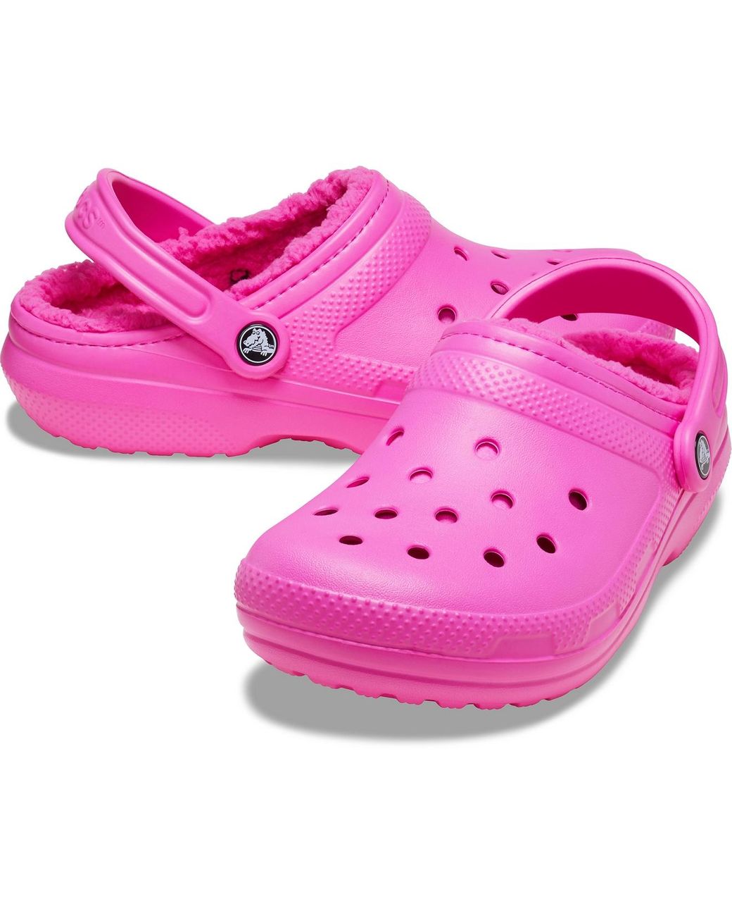 Crocs™ Electric Pink / Electric Pink Classic Lined Clog Lyst