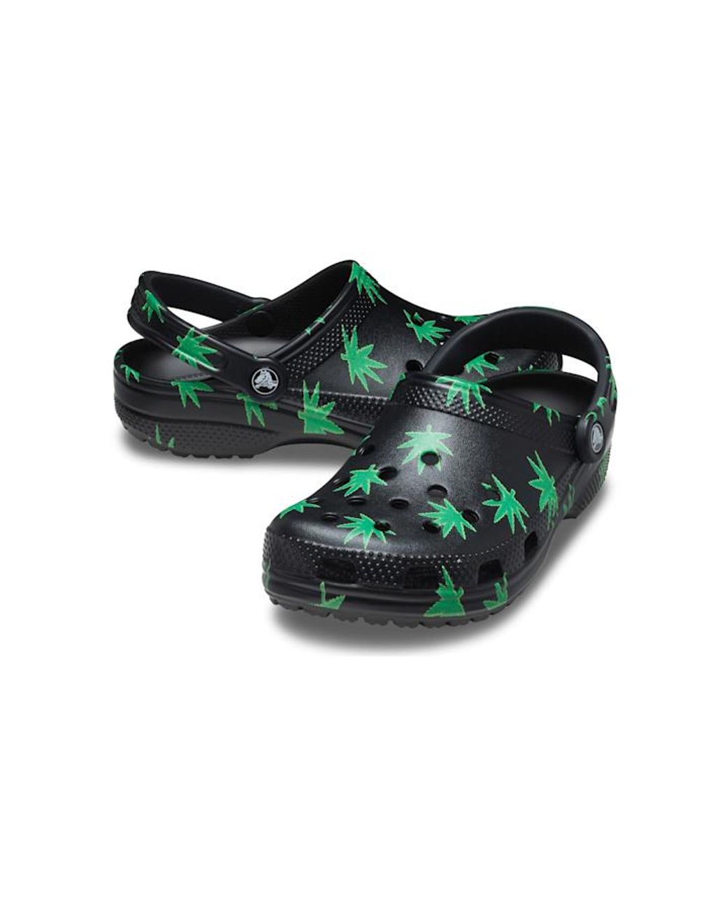 Crocs™ Classic Hemp Leaf Clog in Black | Lyst