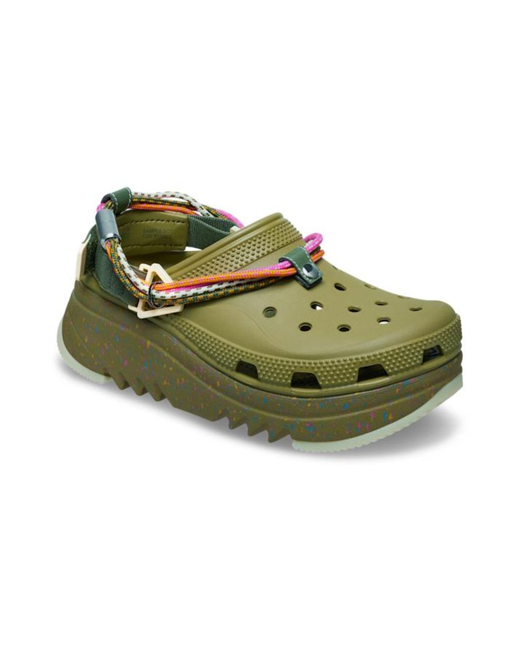 CROCS Hiker Xscape Colorblock Platform Slingback Clog (Women