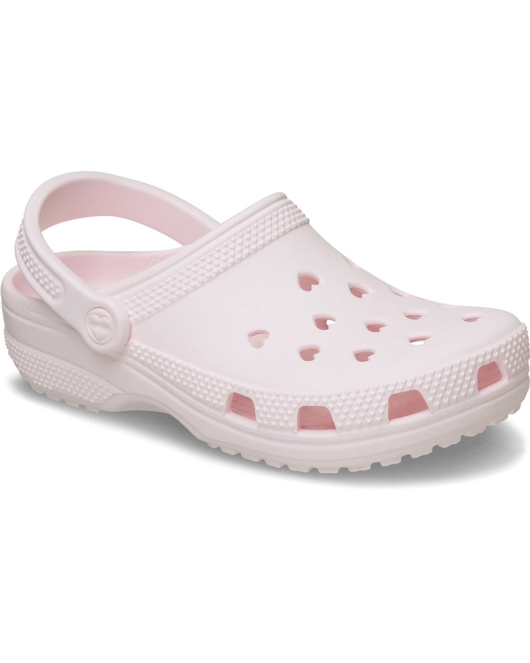 CROCSTM Black Classic Hearts Cut Out Clog