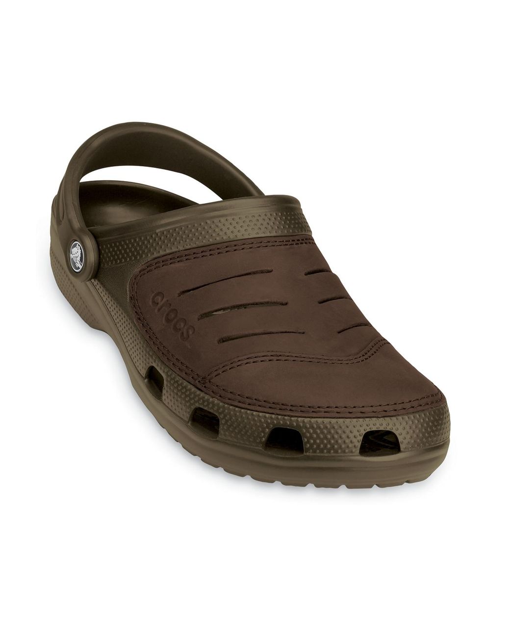 bistro crocs on sale on Crocs Leather Bogota Clog In Chocolate Chocolate Brown For Men Save 26 Lyst