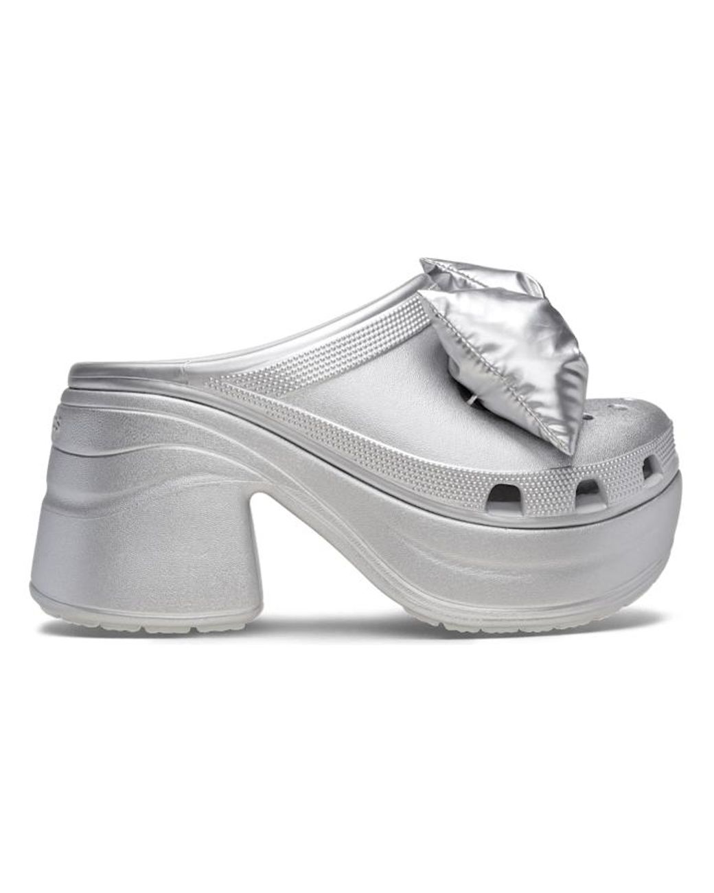 Crocs™ Siren Metallic Bow Clog in Black | Lyst Canada