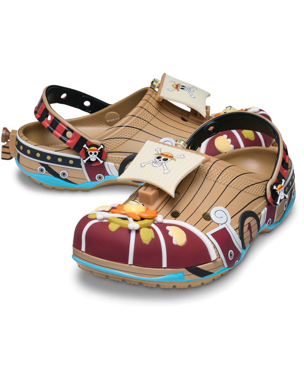 CROCSTM Black One Piece Thousand Sunny Classic Clog; Multi
