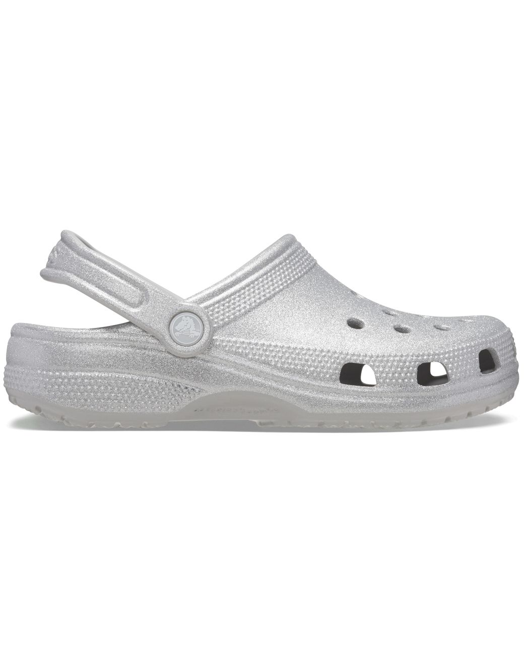 CROCSTM Black Classic Glitter Clog