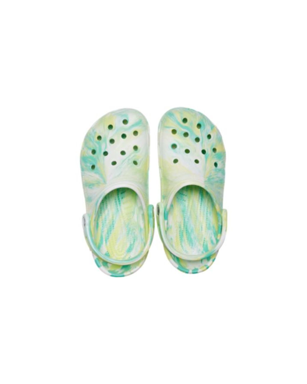 Green marble crocs sales