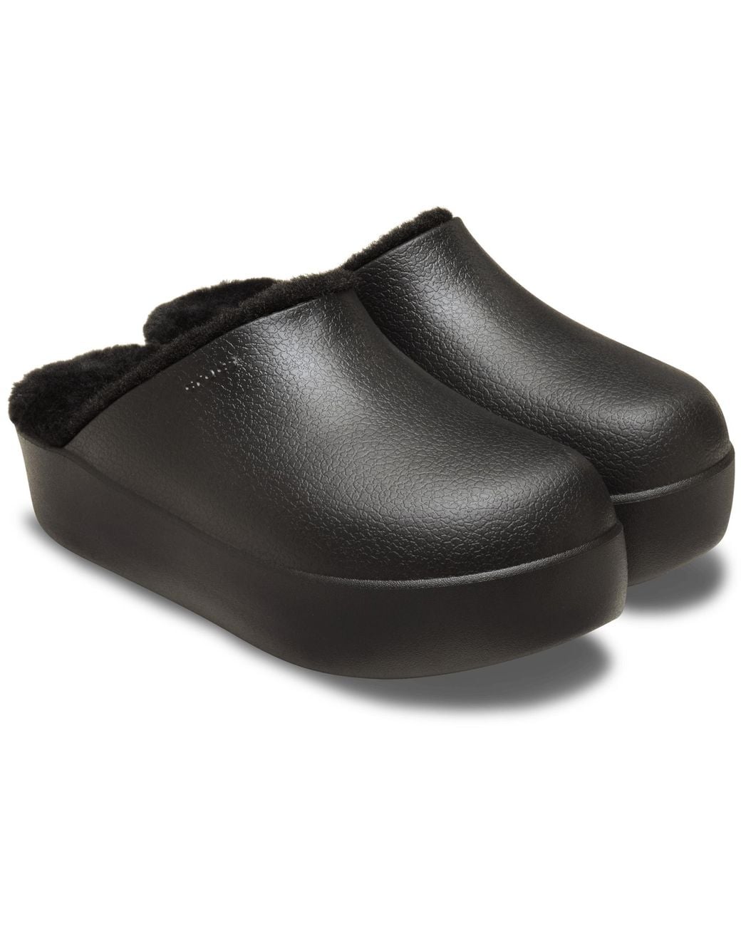 CROCSTM Black Dylan Platform Lined Clog