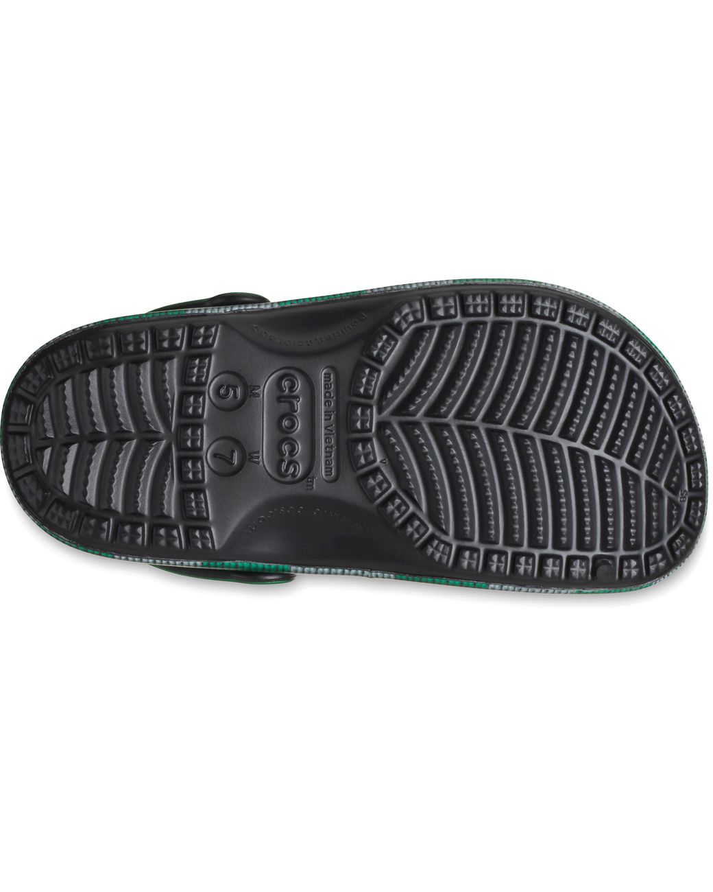 CROCSTM Green Slytherin-Inspired Printed Classic Clogs
