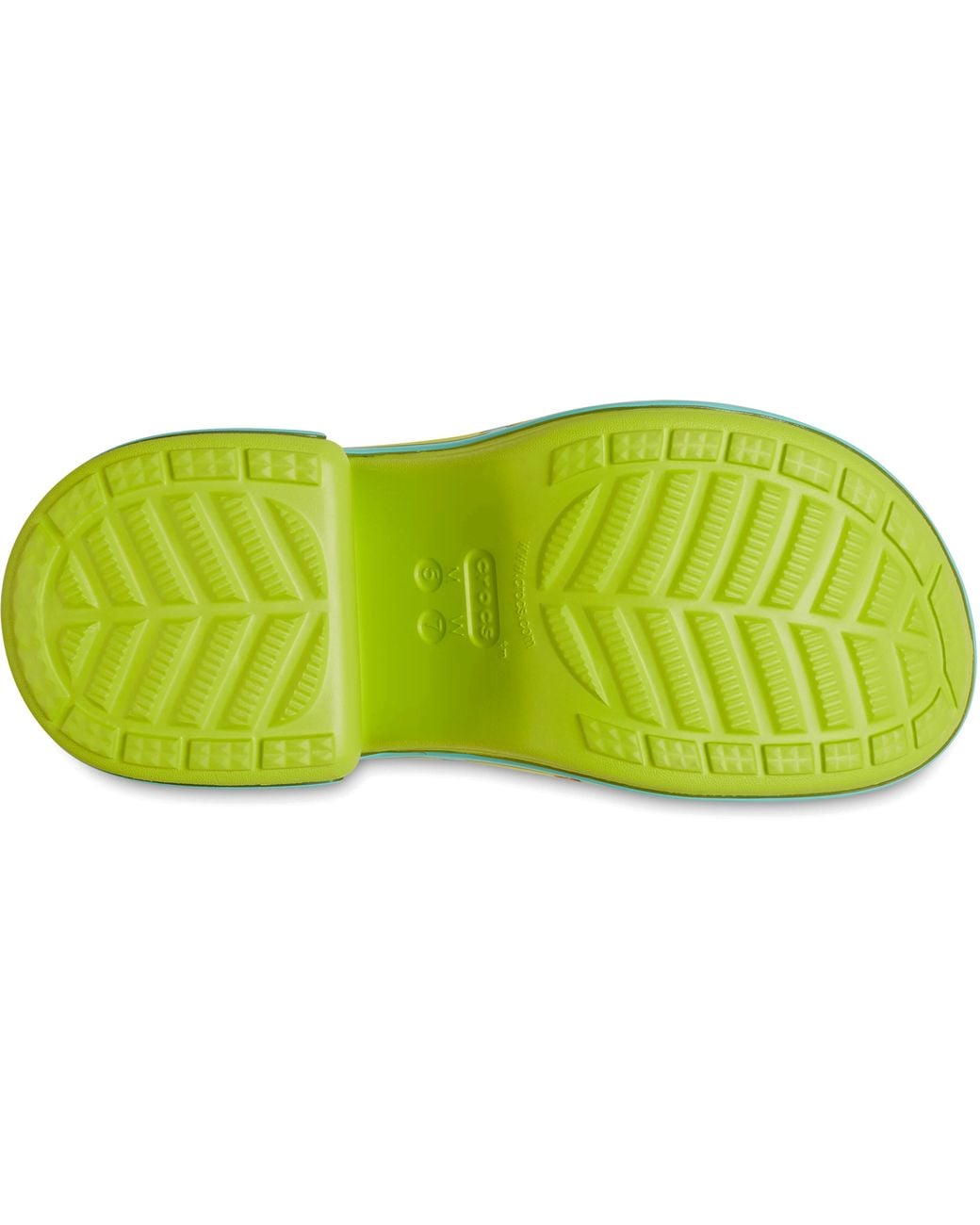 CROCSTM Black Scooby-Doo! Siren Clog; Lime Punch